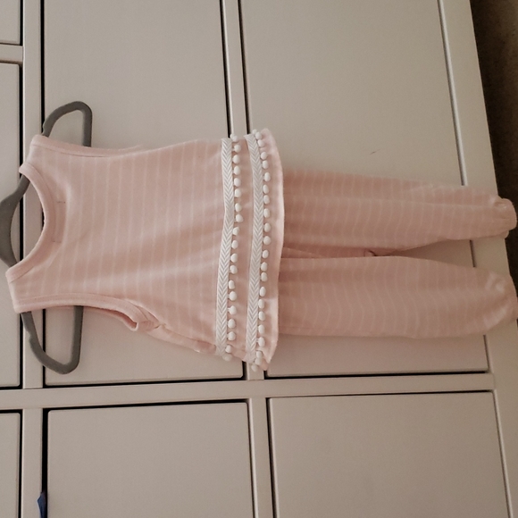 7 for all mankind pink striped jumper. Size 3/6 months. - Picture 3 of 4